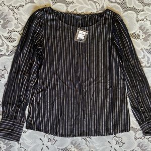 Express Black and Gold Blouse